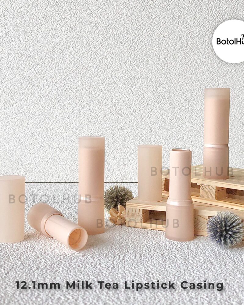 12.1mm Milk Tea Lipstick Casing Botolhub LP57